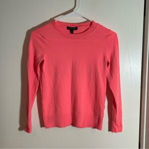 Banana Republic merino wool crew neck coral sweater‎ XS